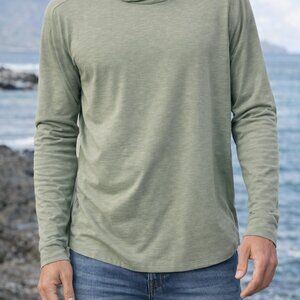 REI Co-OP Men's Medium Long Sleeved Green Hoodie M